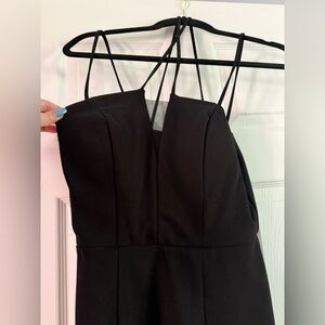 City Studio Black Strappy Dress